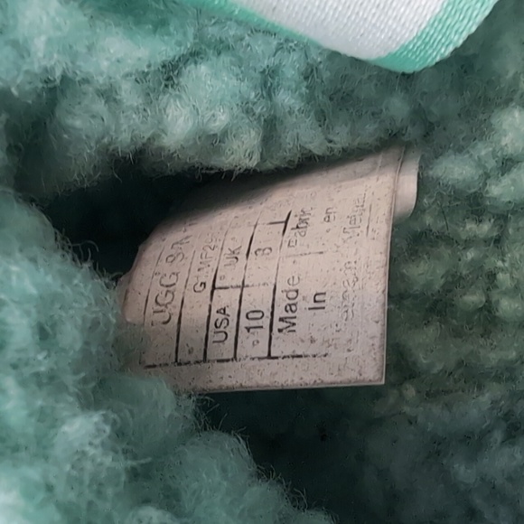 UGG Ladies green sandals - Picture 7 of 8